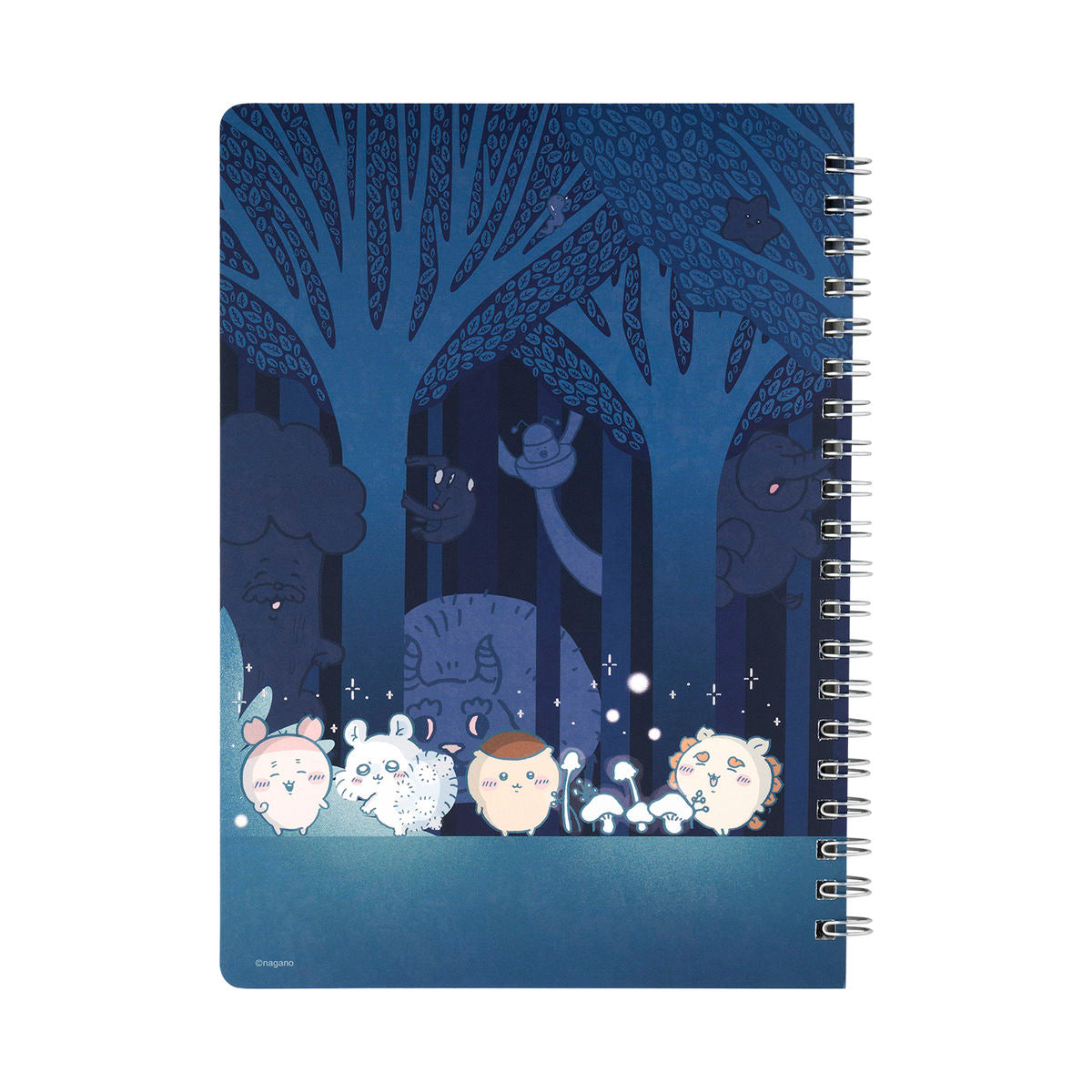 [Pre-order] "Chiikawa" Chiikawa Park Ring Notebook - Night Forest