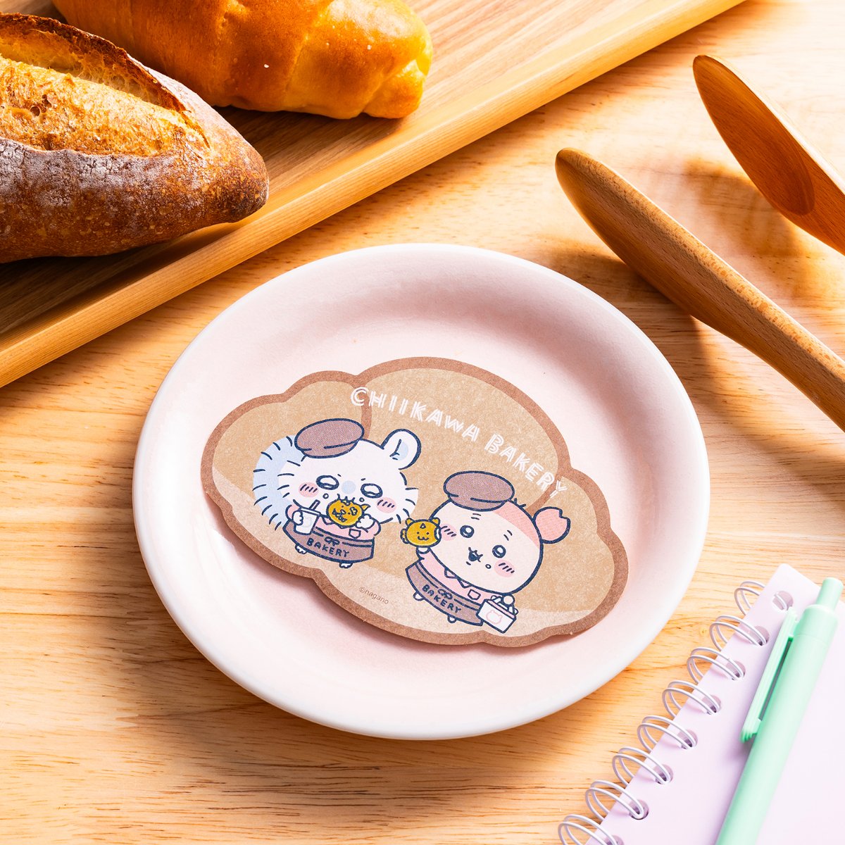 [Pre-order] "Chiikawa" Chiikawa Bakery Large Craft Material Sticker - Momonga & Furuhonya