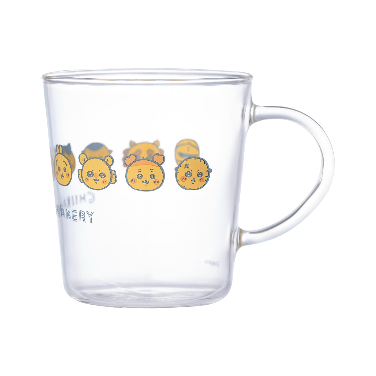 [Pre-order] "Chiikawa" Chiikawa Bakery Heat-Resistant Glass Mug - For all you bread lovers