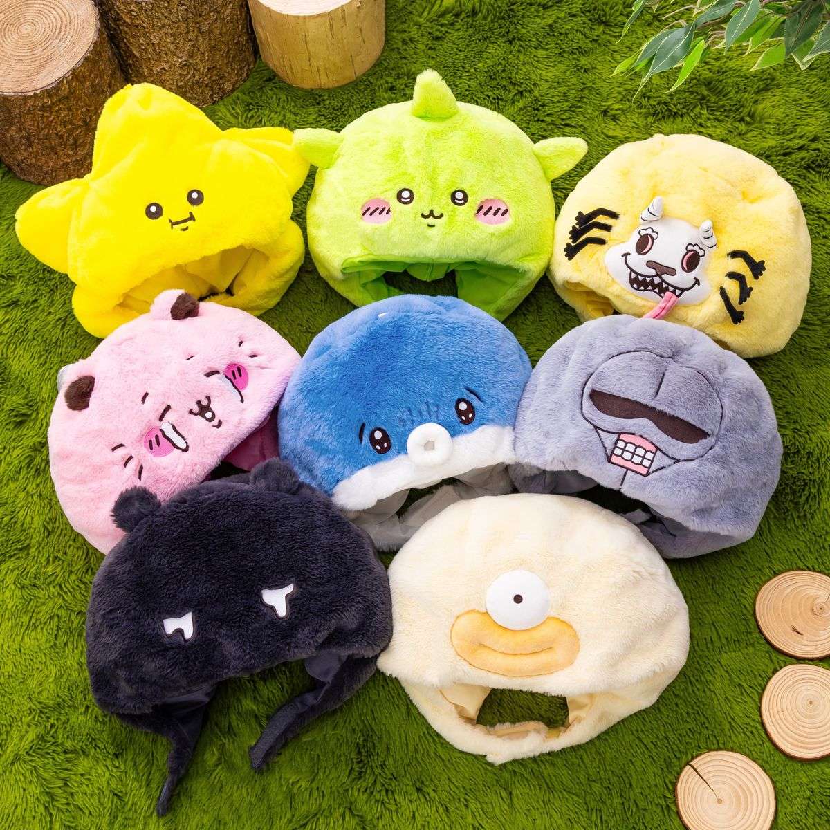 [Pre-order] "Chiikawa" Chiikawa Park Cheerful Plush Cap - Star