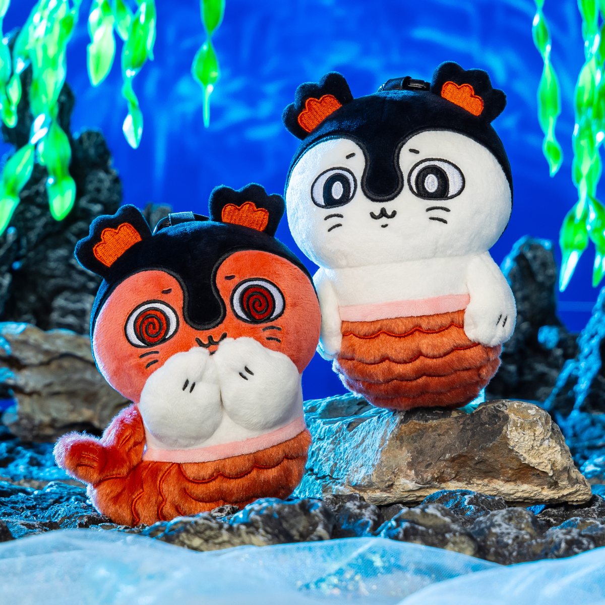 [Pre-order] Chiikawa Movie Chiikawa Mermaid Island Plush Mascot - Siren/Spicy Face