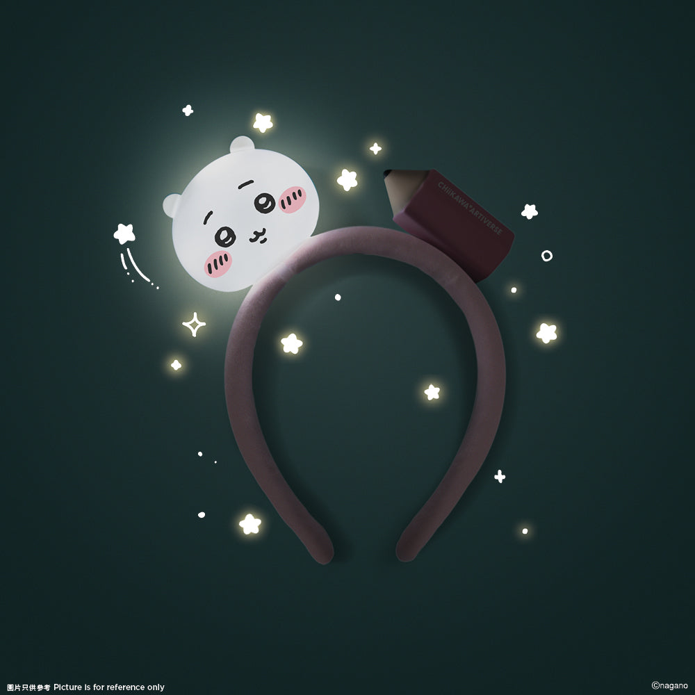[Pre-order] (Limited) Chiikawa Artiverse Hong Kong (pop-up store for exhibition) - Chiikawa Headband (luminous figure design)