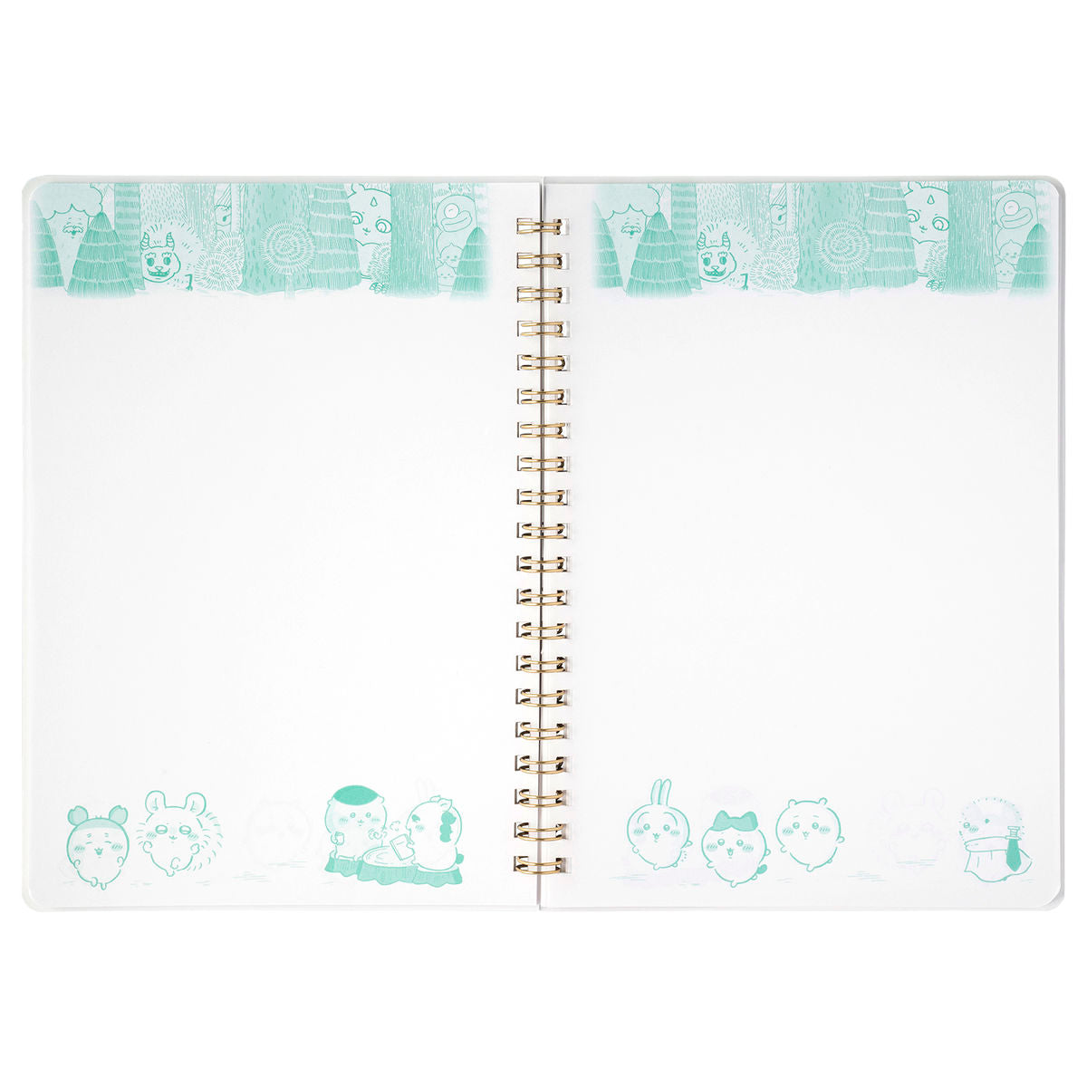 [Pre-order] "Chiikawa" Chiikawa Park Ring Notebook - Daytime Forest