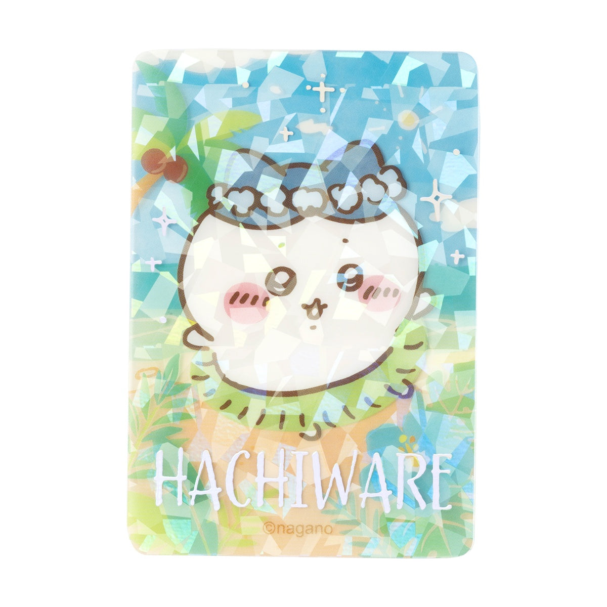 [Pre-order] Chiikawa Movie Chiikawa Mermaid Island Trading Seaside Sparkling Clear Cards