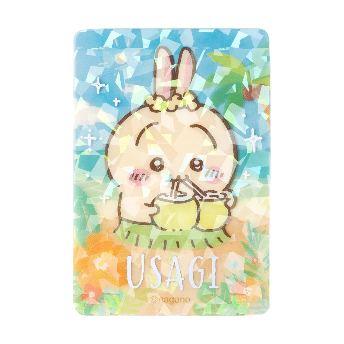 [Pre-order] Chiikawa Movie Chiikawa Mermaid Island Trading Seaside Sparkling Clear Cards