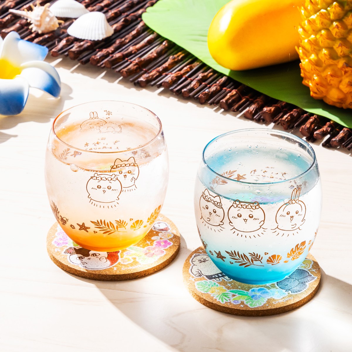 [Pre-order] Chiikawa Movie Chiikawa Mermaid Island Trading Cork Coasters