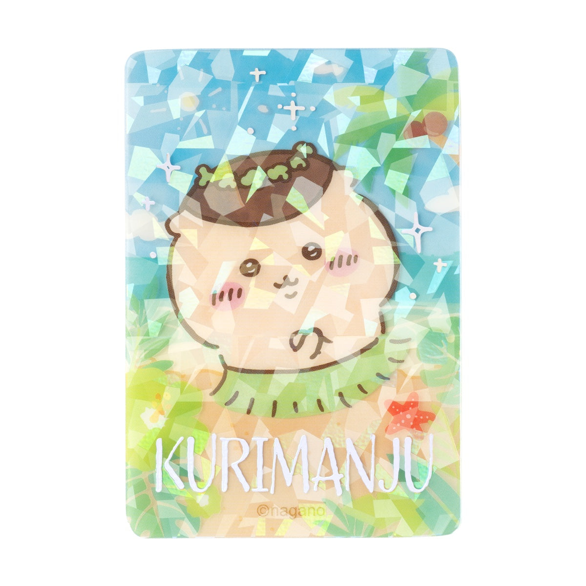 [Pre-order] Chiikawa Movie Chiikawa Mermaid Island Trading Seaside Sparkling Clear Cards