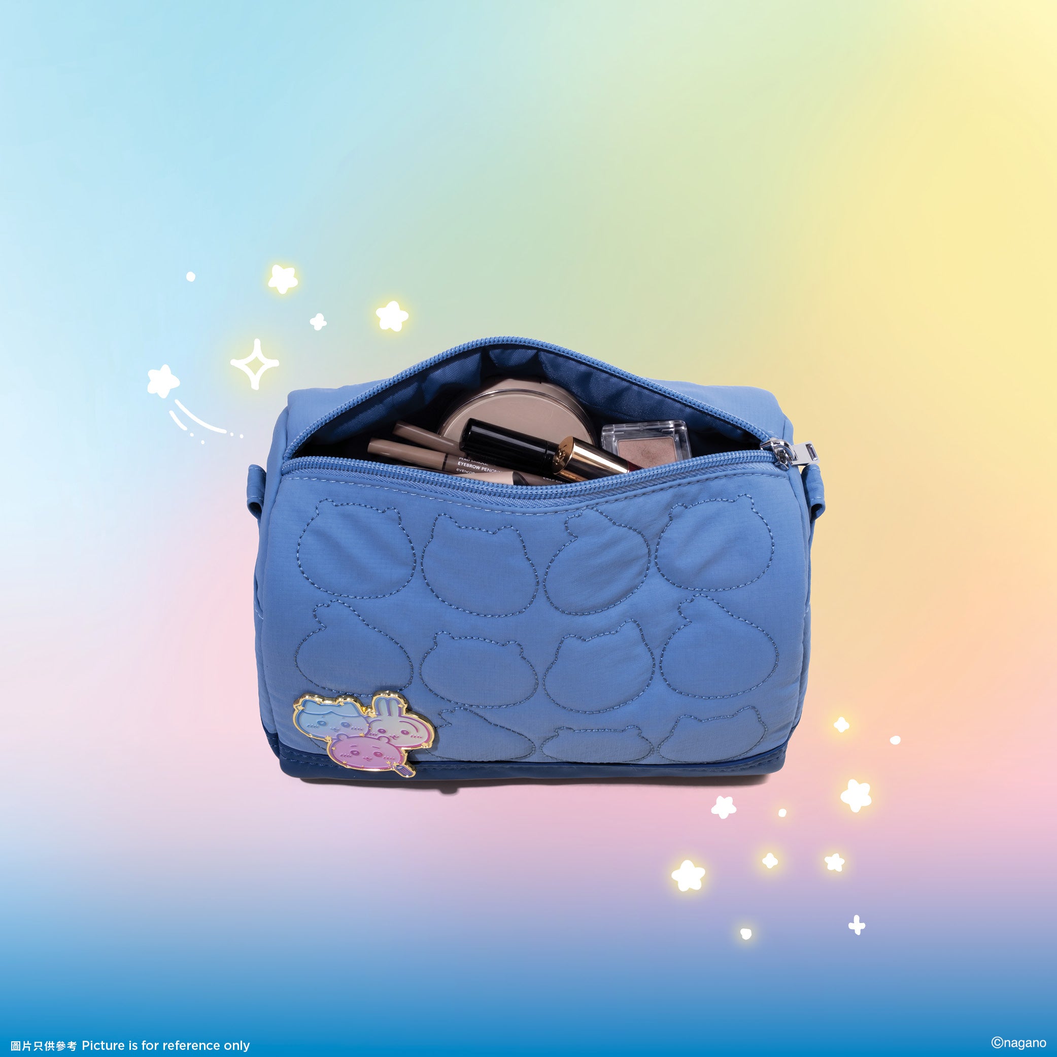 [Pre-order] (Limited) Chiikawa Artiverse Hong Kong (pop-up store for exhibition) - Crossbody Bag (With a Pin Badge)