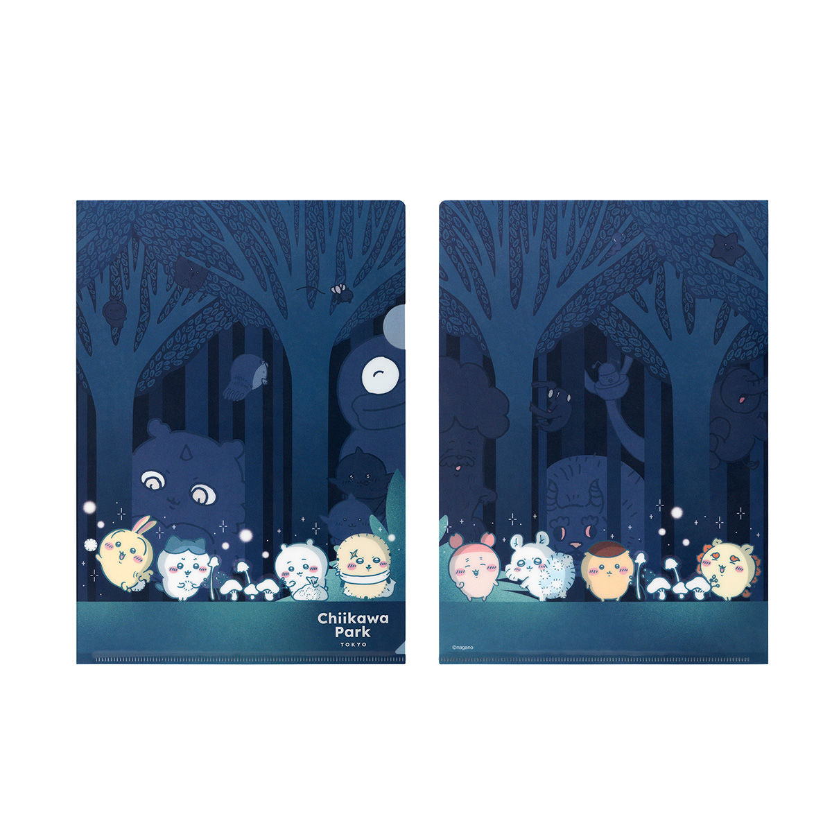 [Pre-order] "Chiikawa" Chiikawa Park Clear File - Night Forest