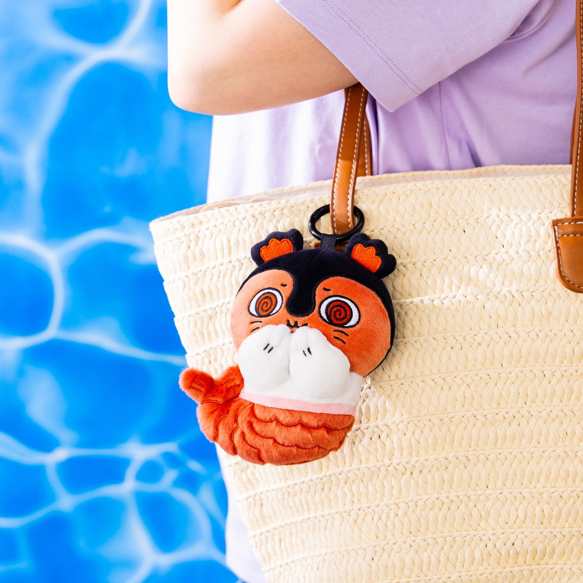 [Pre-order] Chiikawa Movie Chiikawa Mermaid Island Plush Mascot - Siren/Spicy Face