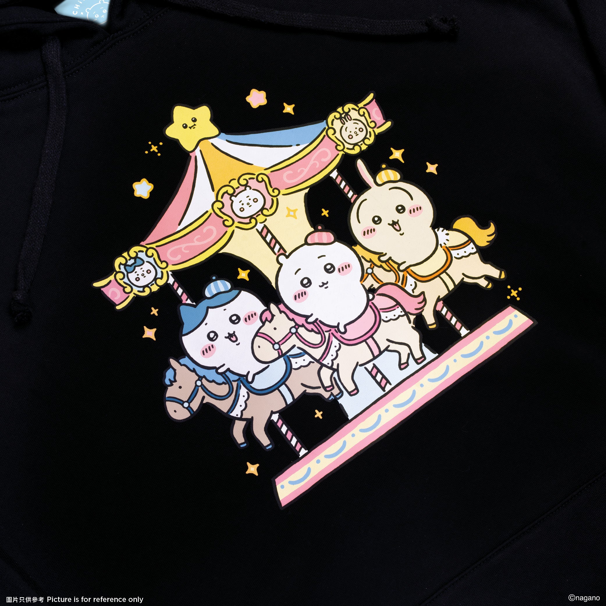 [Pre-order] (Limited) Chiikawa Artiverse Hong Kong (pop-up store for exhibition) - CHIIKAWA-Go-Round Hoodie
