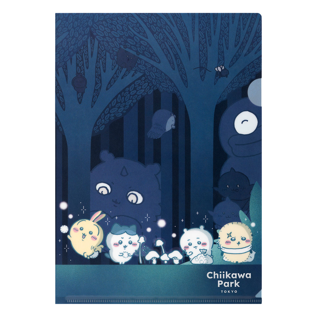 [Pre-order] "Chiikawa" Chiikawa Park Clear File - Night Forest