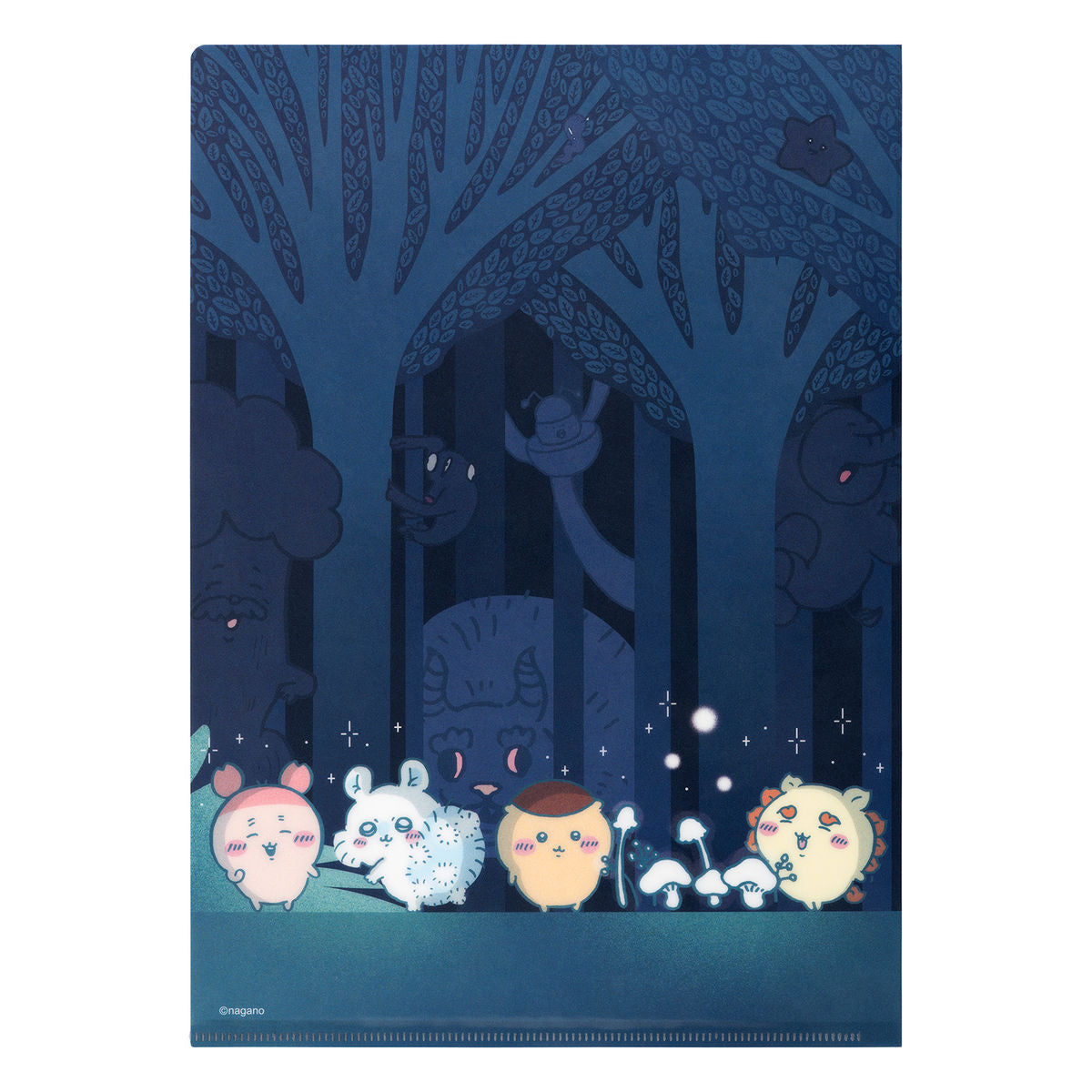 [Pre-order] "Chiikawa" Chiikawa Park Clear File - Night Forest