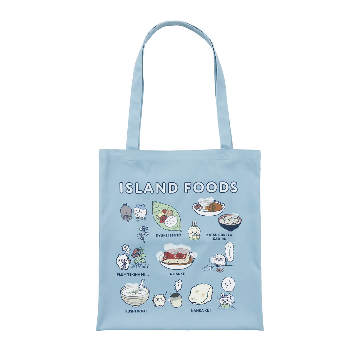 [Pre-order] Chiikawa Movie Chiikawa Tote Bag - ISLAND FOODS Blue