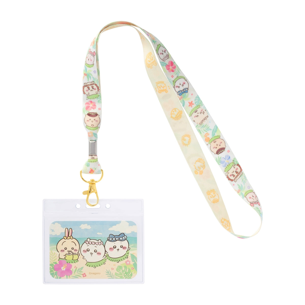 [Pre-order] Chiikawa Movie Chiikawa Island Neck Strap - Tropical