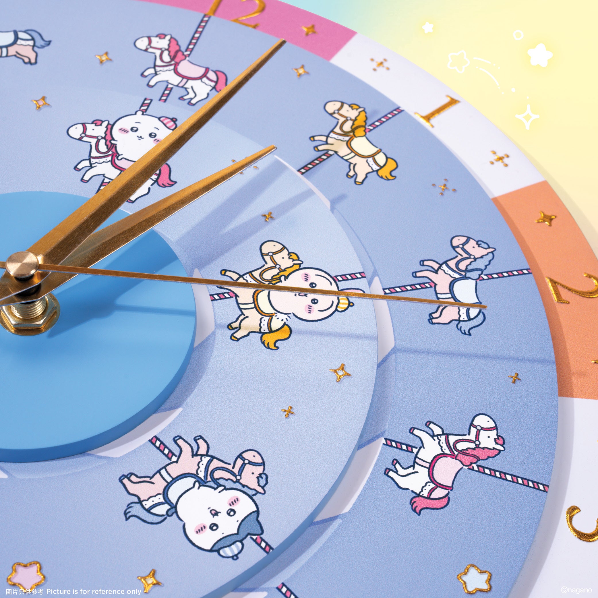 [Pre-order] (Limited) Chiikawa Artiverse Hong Kong (pop-up store for exhibition) - CHIIKAWA-Go-Round Clock