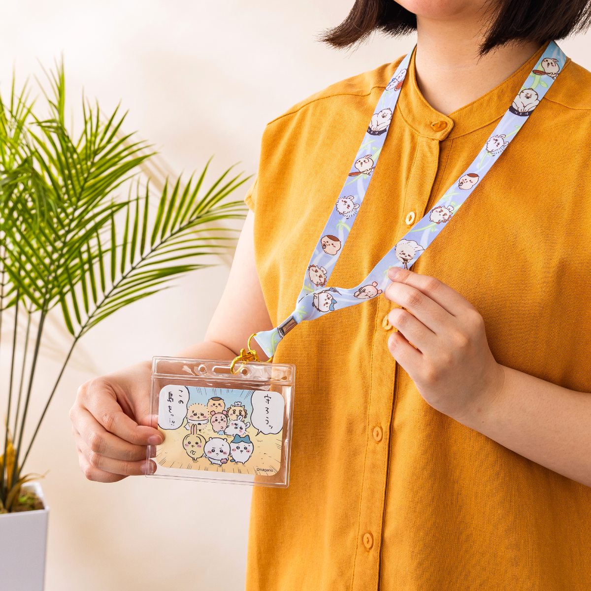 [Pre-order] Chiikawa Movie Chiikawa Island Neck Strap - Everyone