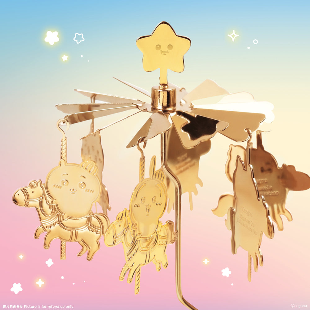 [Pre-order] (Limited) Chiikawa Artiverse Hong Kong (pop-up store for exhibition) - CHIIKAWA-Go-Round Candle Holder (With a Bergamot scented candle)