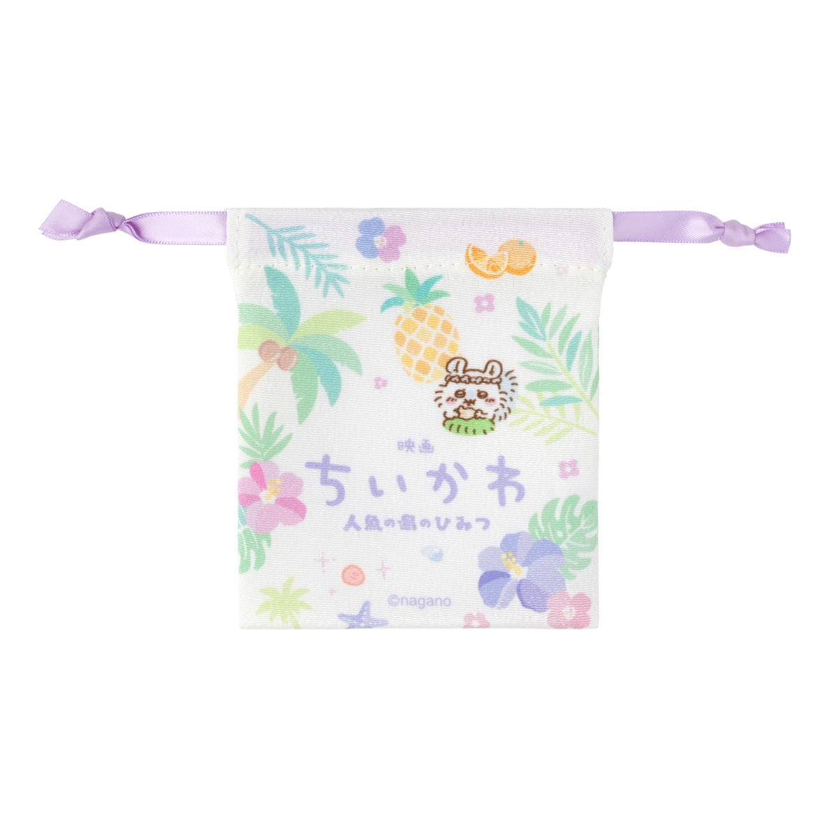 [Pre-order] Chiikawa Movie Chiikawa Mermaid Island Trading Mini Drawstring Bag
