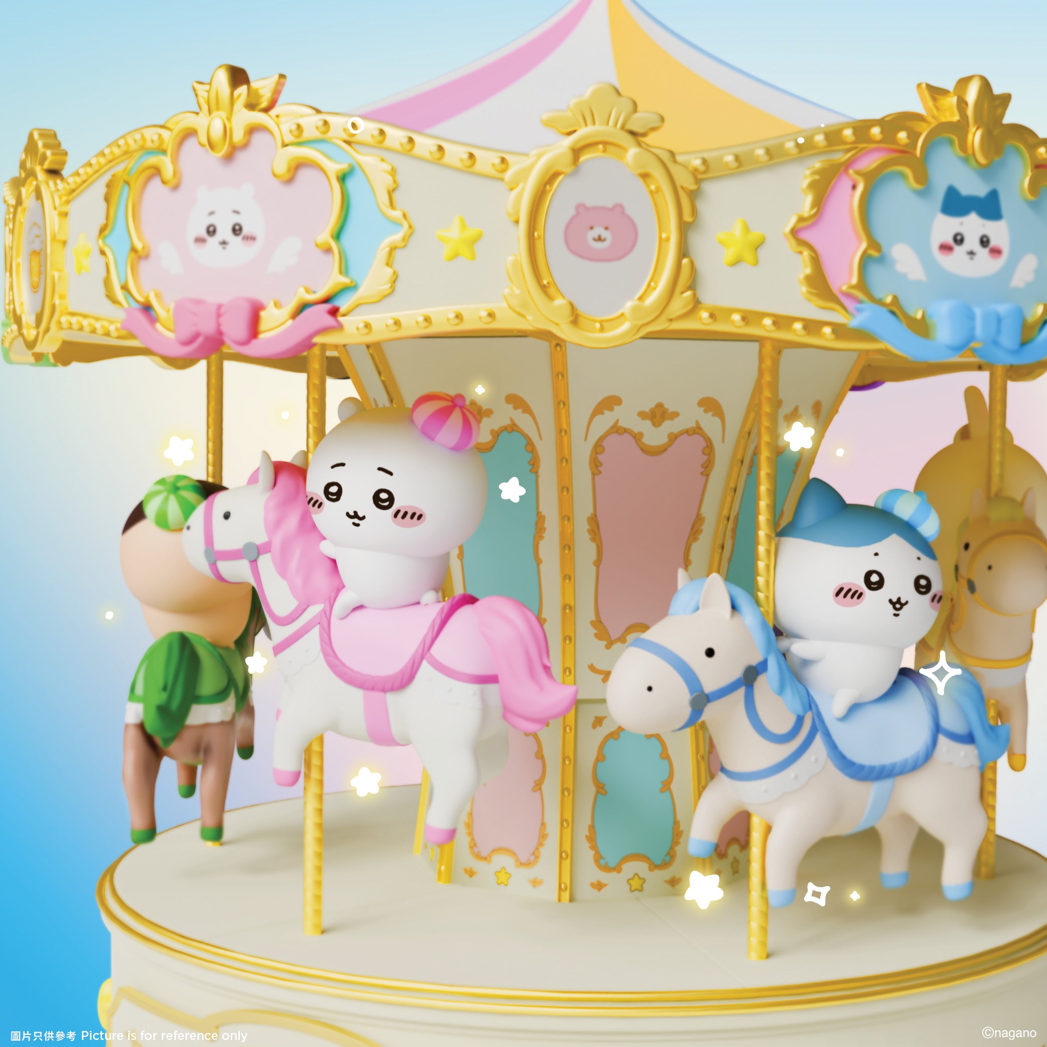 [Pre-order] (Limited) Chiikawa Artiverse Hong Kong (pop-up store for exhibition) - CHIIKAWA-Go-Round Music Box