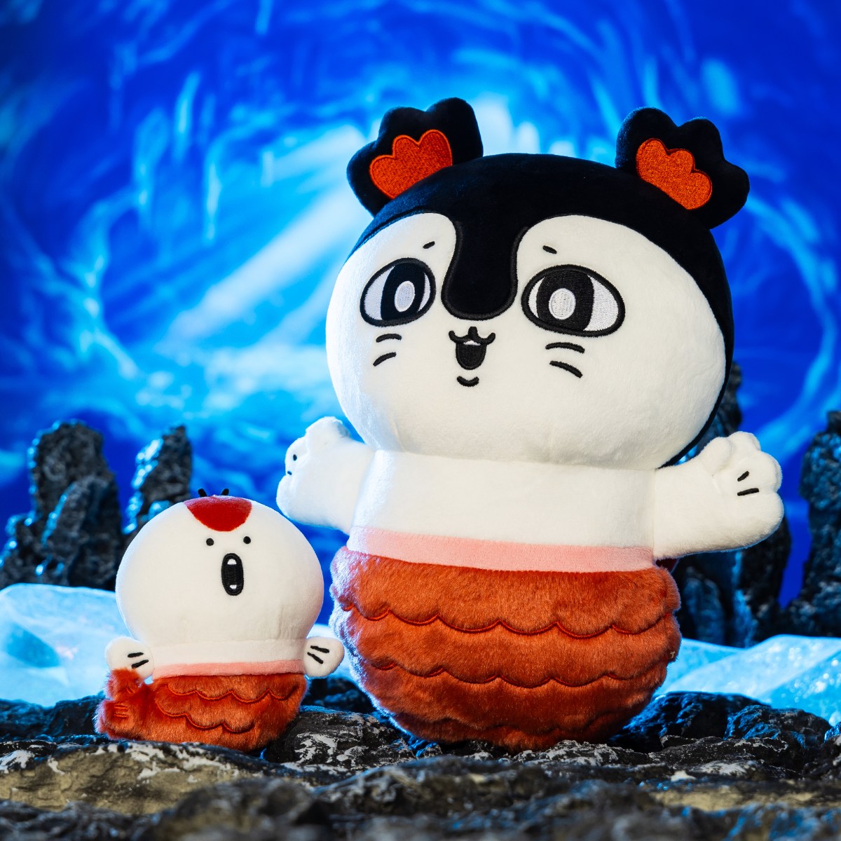 [Pre-order] Chiikawa Movie Chiikawa Mermaid Island Slightly Larger Siren Plush Toy