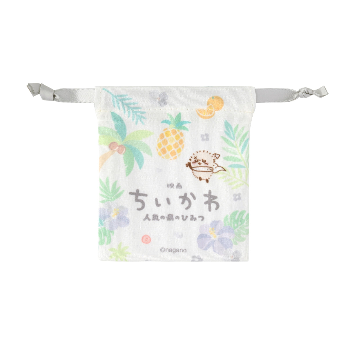 [Pre-order] Chiikawa Movie Chiikawa Mermaid Island Trading Mini Drawstring Bag