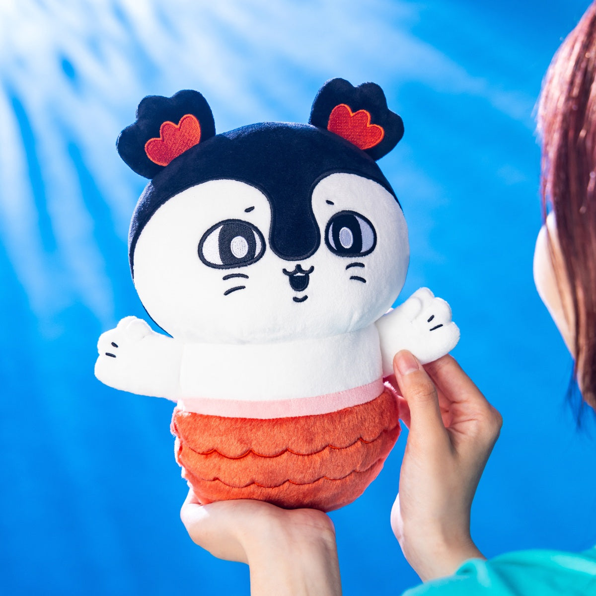 [Pre-order] Chiikawa Movie Chiikawa Mermaid Island Slightly Larger Siren Plush Toy