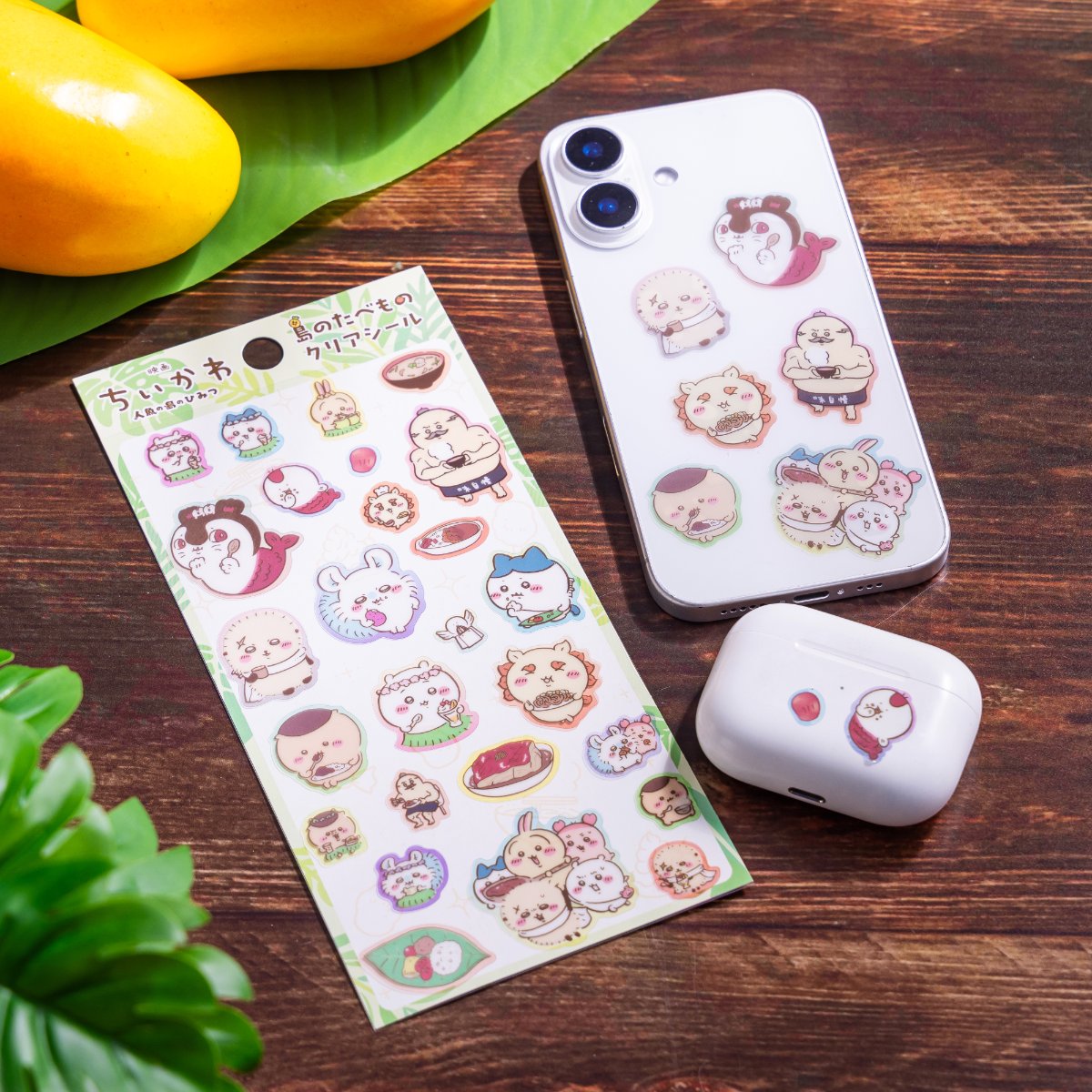 [Pre-order] Chiikawa Movie: Chiikawa Island Food Clear Sticker