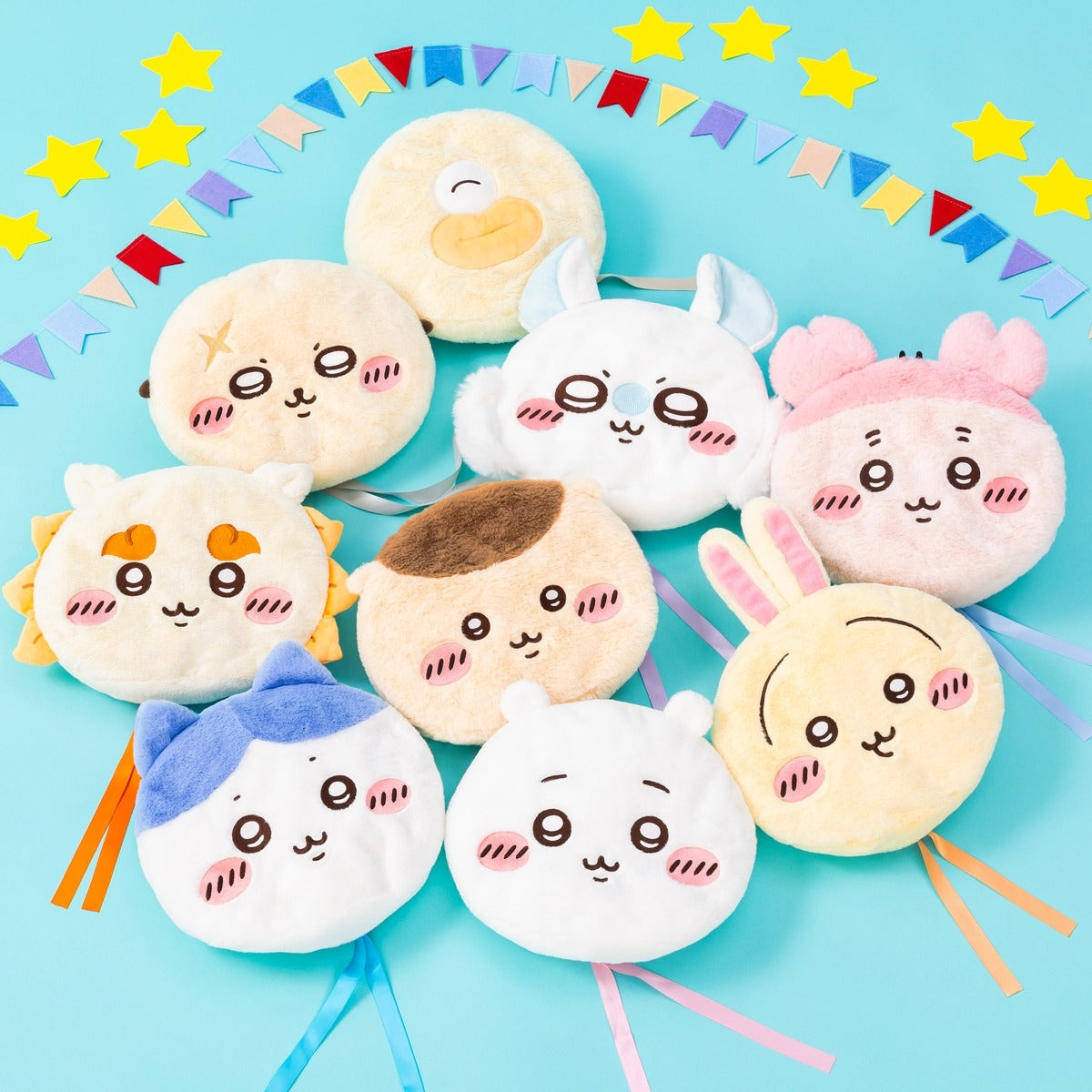 [Pre-order] "Chiikawa" Chiikawa Park Reversible Fluffy Plush Beret - Furuhonya