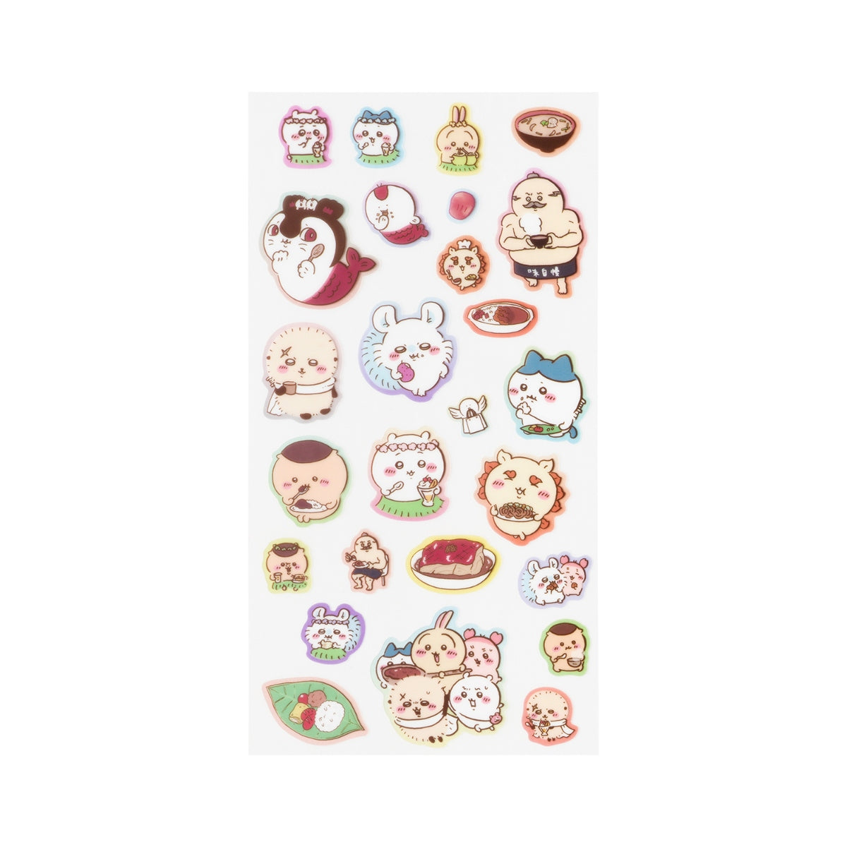 [Pre-order] Chiikawa Movie: Chiikawa Island Food Clear Sticker