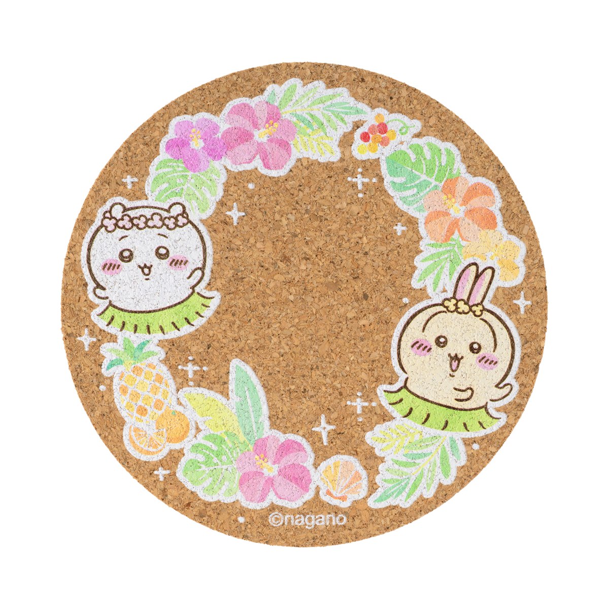 [Pre-order] Chiikawa Movie Chiikawa Mermaid Island Trading Cork Coasters