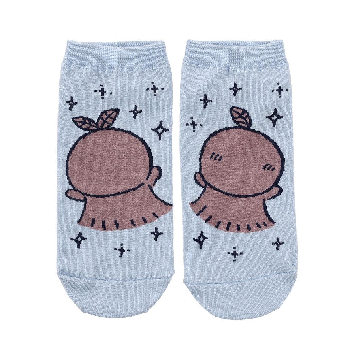 [Pre-order] Chiikawa Movie Chiikawa Sneaker Socks Hitoha and Futaba Blue 22-24cm
