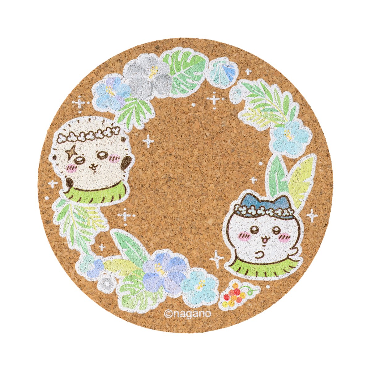 [Pre-order] Chiikawa Movie Chiikawa Mermaid Island Trading Cork Coasters
