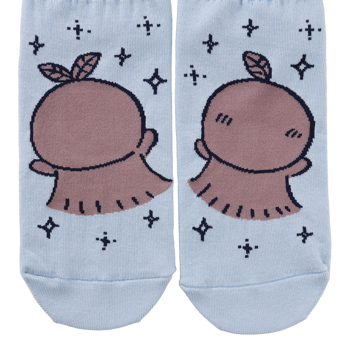 [Pre-order] Chiikawa Movie Chiikawa Sneaker Socks Hitoha and Futaba Blue 22-24cm