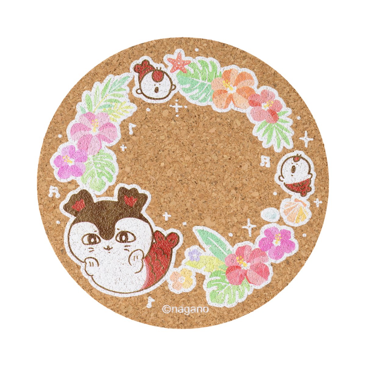 [Pre-order] Chiikawa Movie Chiikawa Mermaid Island Trading Cork Coasters