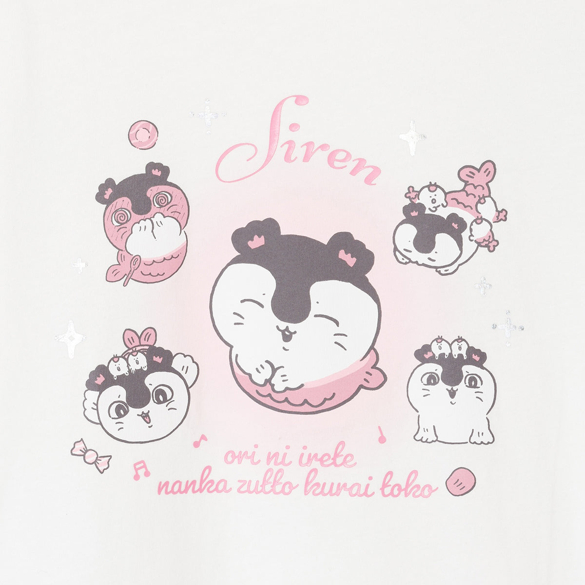 [Pre-order] Chiikawa Movie Chiikawa T-shirt - Siren White