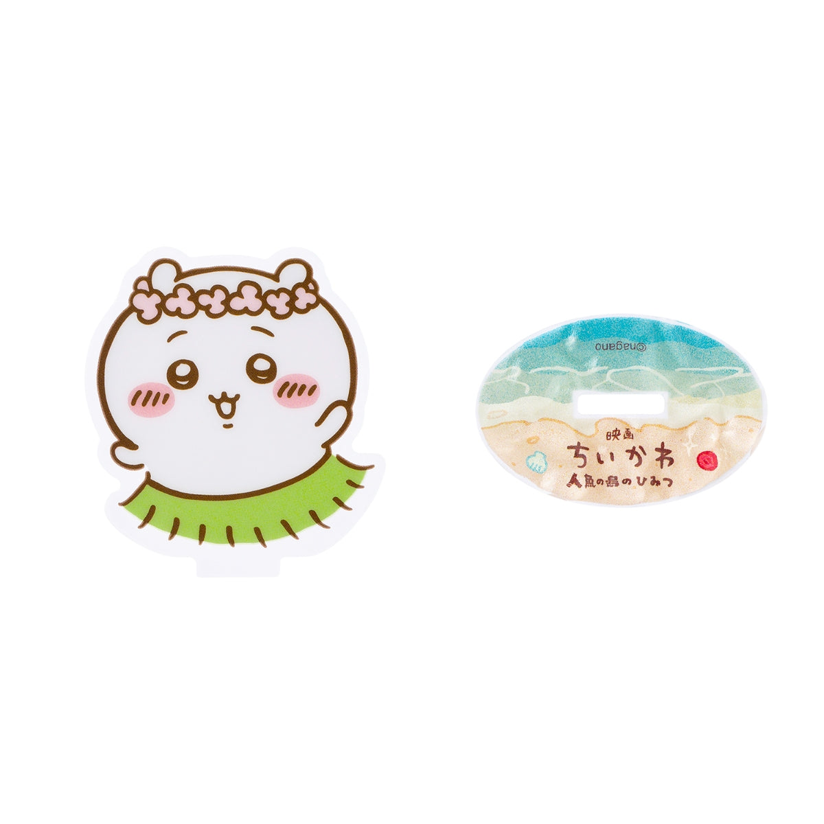 [Pre-order] Chiikawa Movie Chiikawa Mermaid Island Trading Acrylic Stands Dancing on the Beach