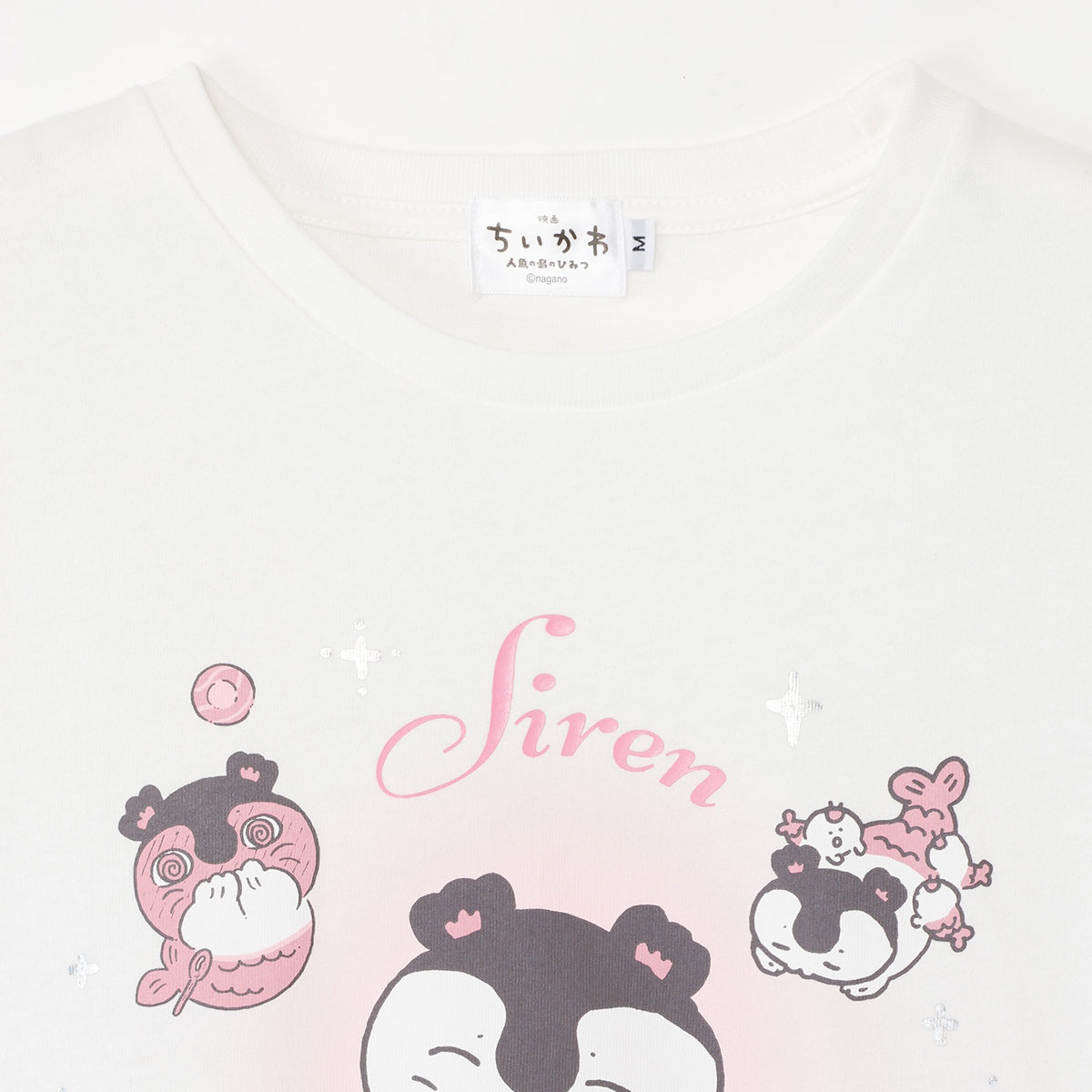 [Pre-order] Chiikawa Movie Chiikawa T-shirt - Siren White