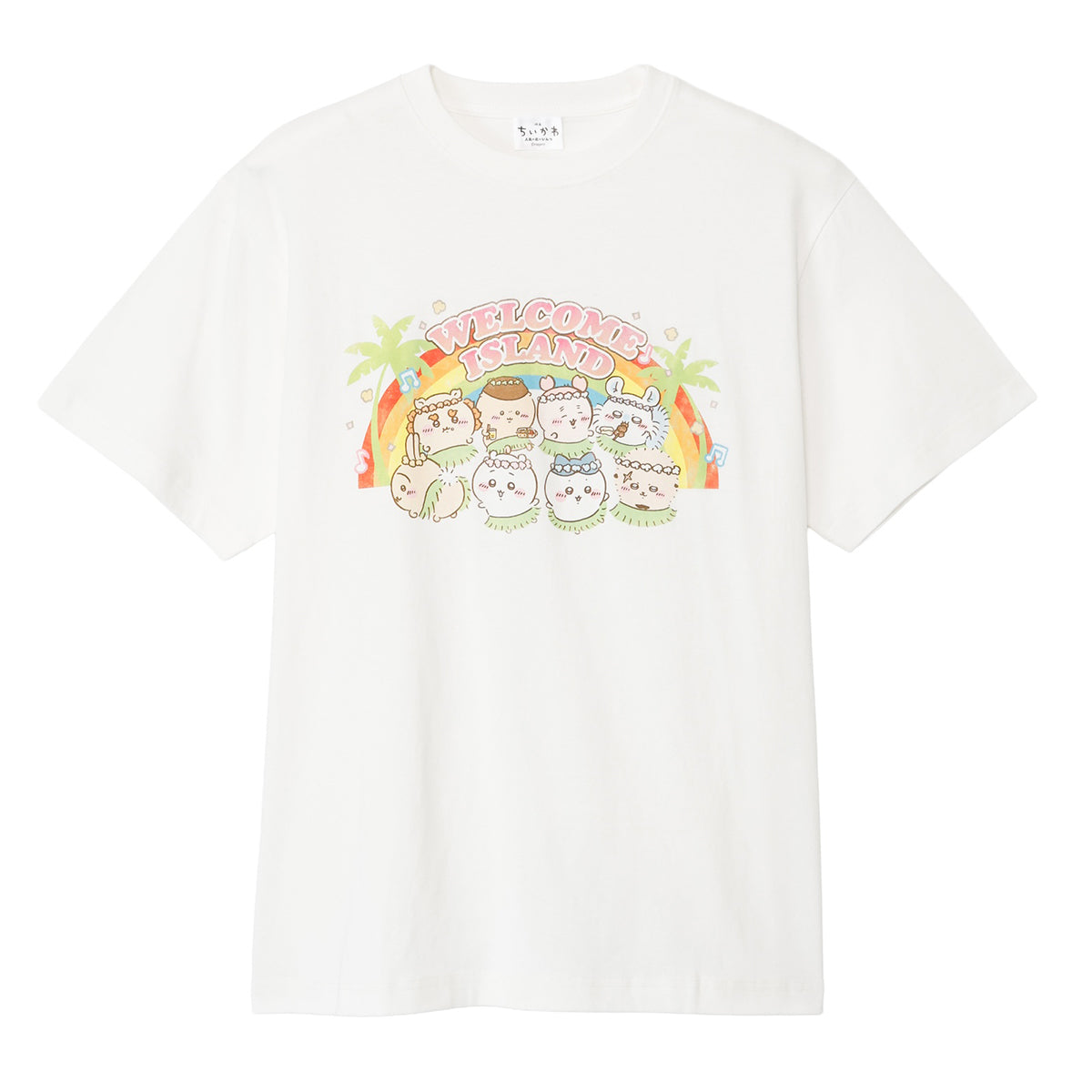 [Pre-order] Chiikawa Movie Chiikawa T-shirt - WELCOME ISLAND Off-white
