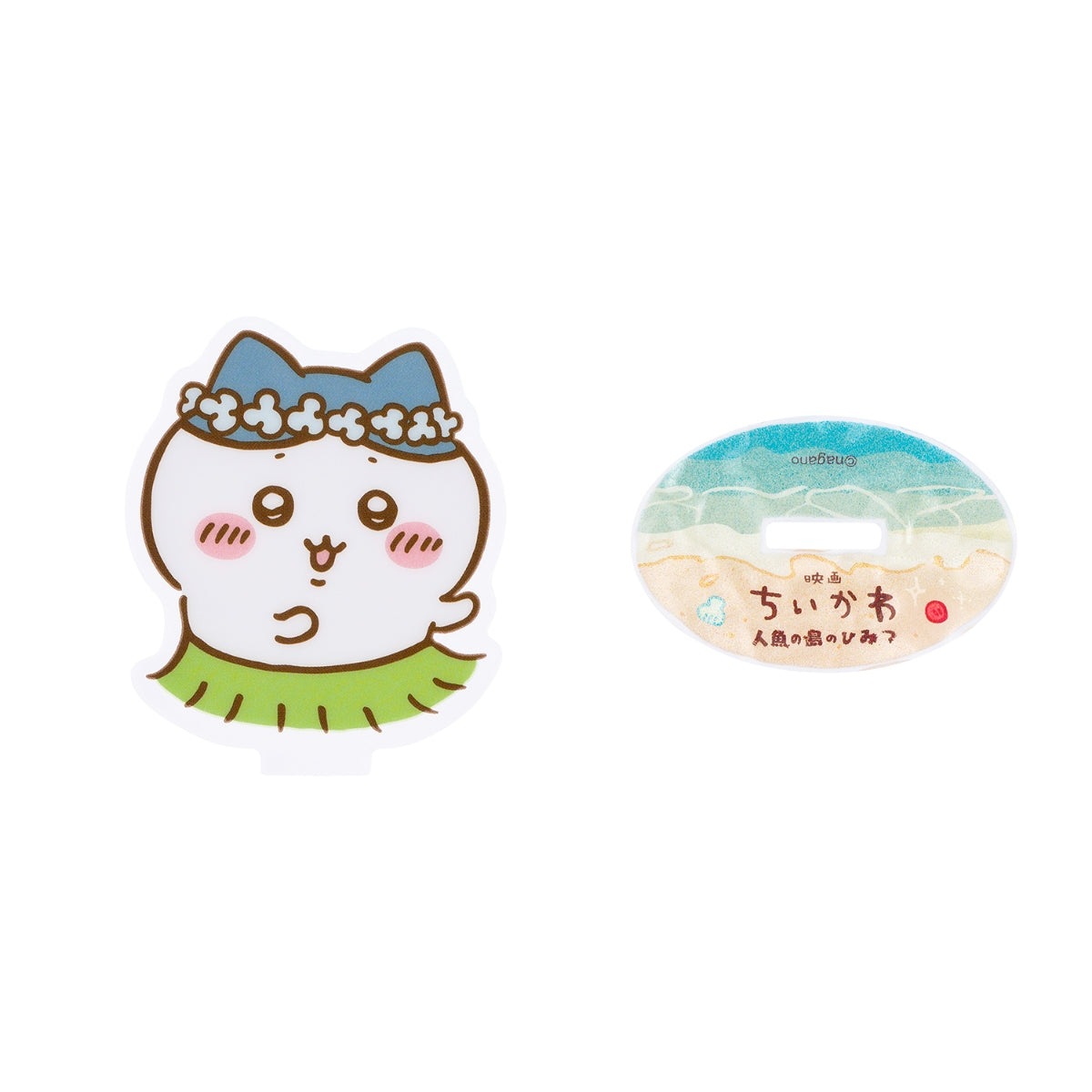 [Pre-order] Chiikawa Movie Chiikawa Mermaid Island Trading Acrylic Stands Dancing on the Beach