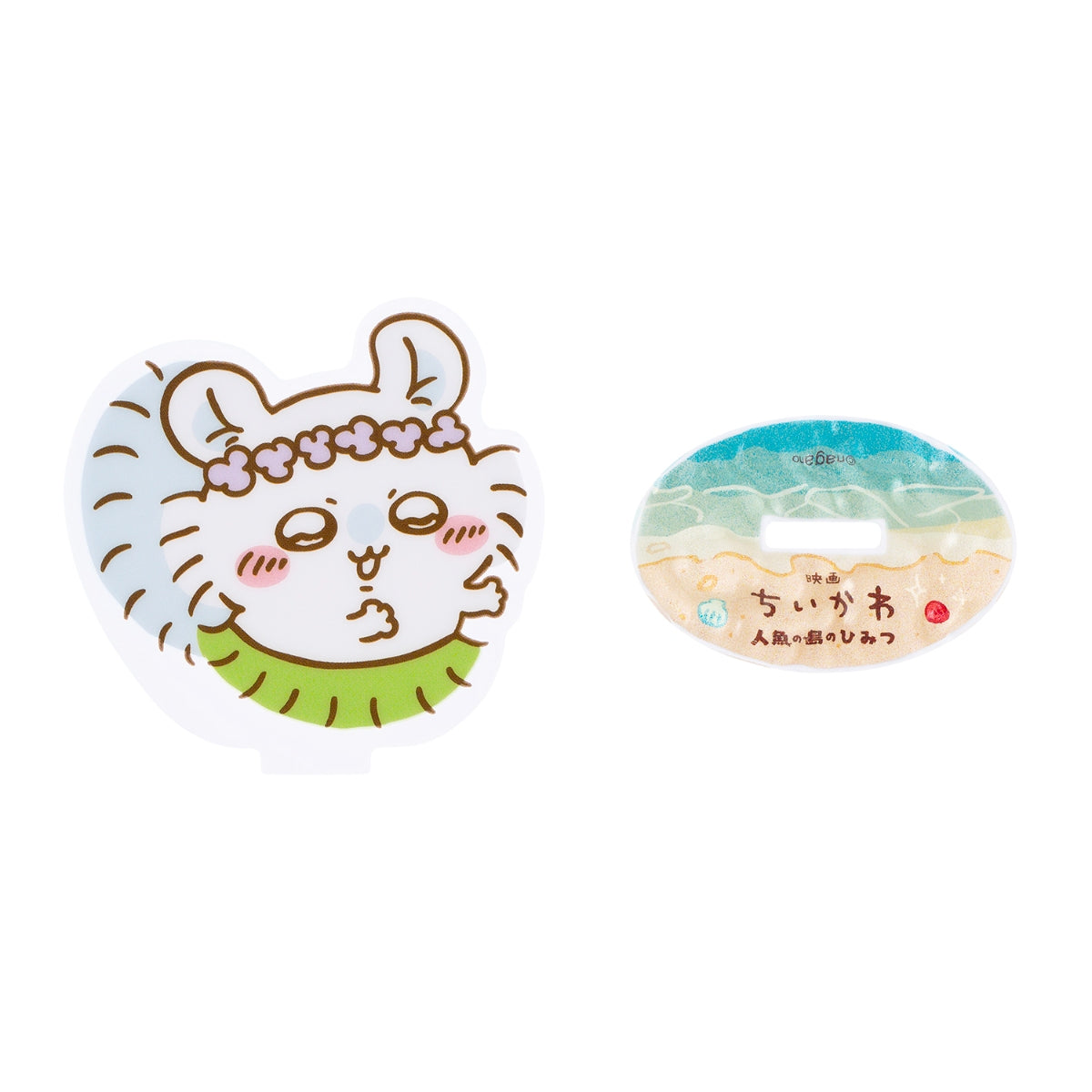 [Pre-order] Chiikawa Movie Chiikawa Mermaid Island Trading Acrylic Stands Dancing on the Beach
