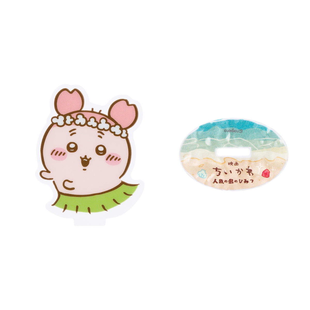 [Pre-order] Chiikawa Movie Chiikawa Mermaid Island Trading Acrylic Stands Dancing on the Beach