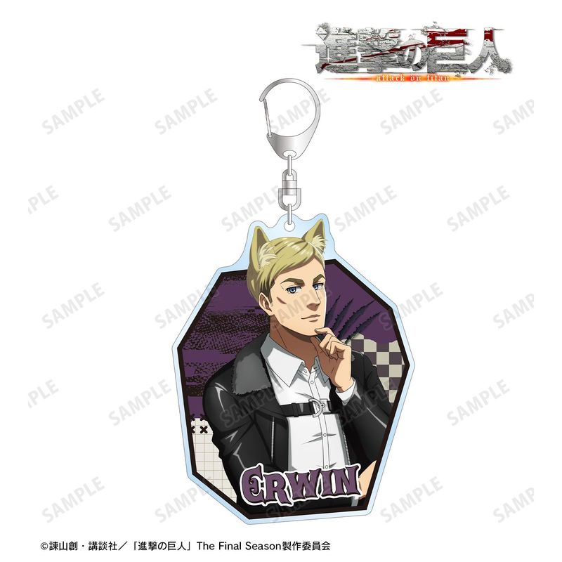 [Pre-order] "Attack on Titan" Original Illustration Erwin Werewolf Ver. Big Acrylic Key Chain