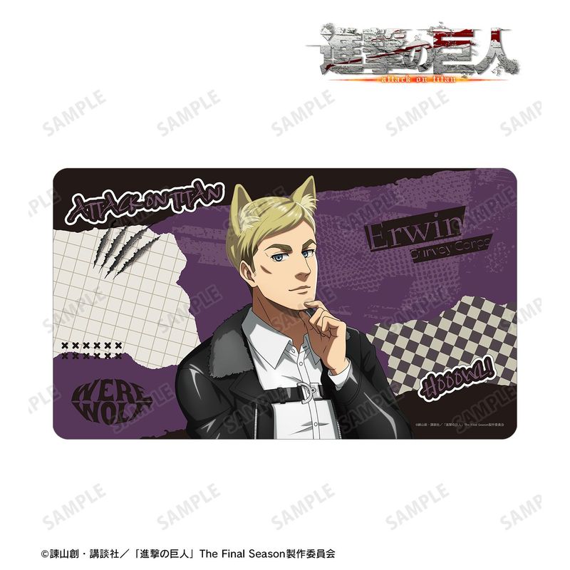[Pre-order] "Attack on Titan" Original Illustration Erwin Werewolf Ver. Multi Desk Mat
