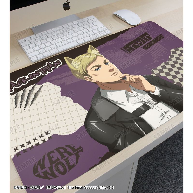 [Pre-order] "Attack on Titan" Original Illustration Erwin Werewolf Ver. Multi Desk Mat
