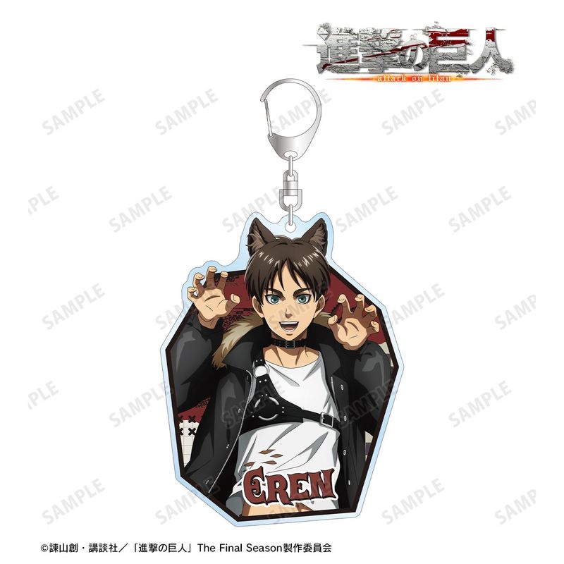 [Pre-order] "Attack on Titan" Original Illustration Eren Werewolf Ver. Big Acrylic Key Chain