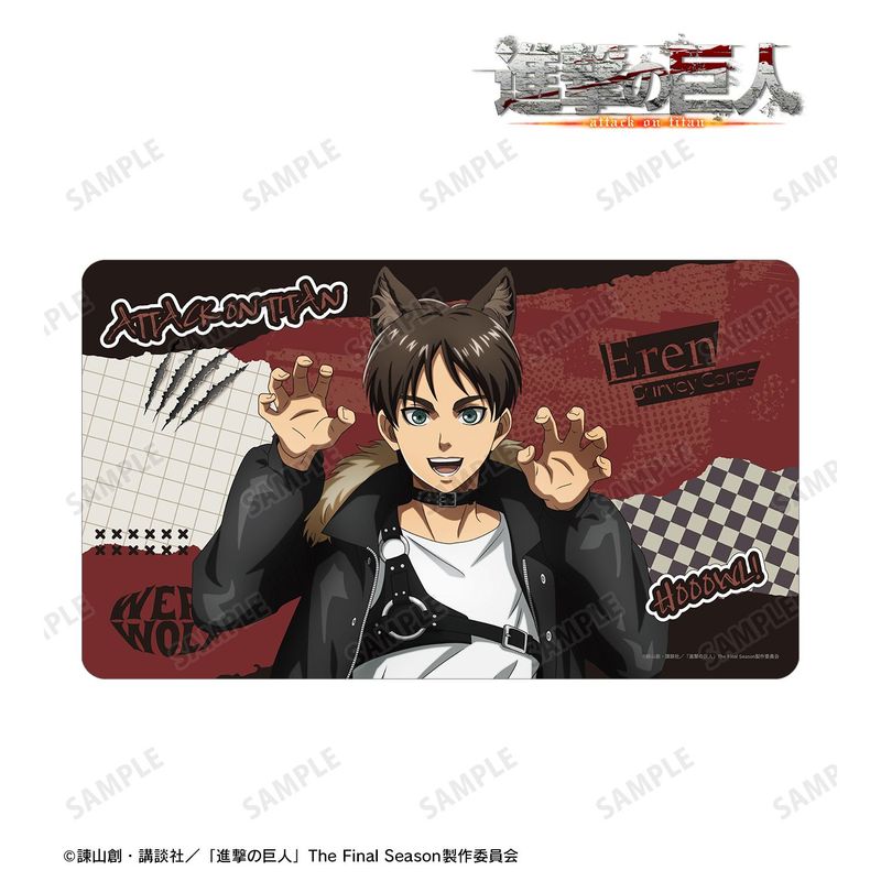 [Pre-order] "Attack on Titan" Original Illustration Eren Werewolf Ver. Multi Desk Mat