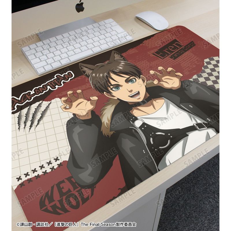 [Pre-order] "Attack on Titan" Original Illustration Eren Werewolf Ver. Multi Desk Mat