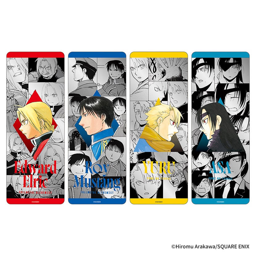 [In stock] "Fullmetal Alchemist" x "Yomi no Tsugai / Daemons of the Shadow Realm" Metallic Bookmark Set
