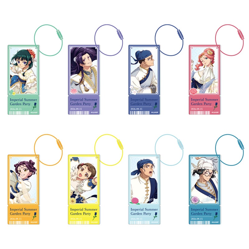 [Pre-order] TOHO animation - The Apothecary Diaries - Summer Garden Party 2026 Ver. - Trading Ticket Style Acrylic Keychain